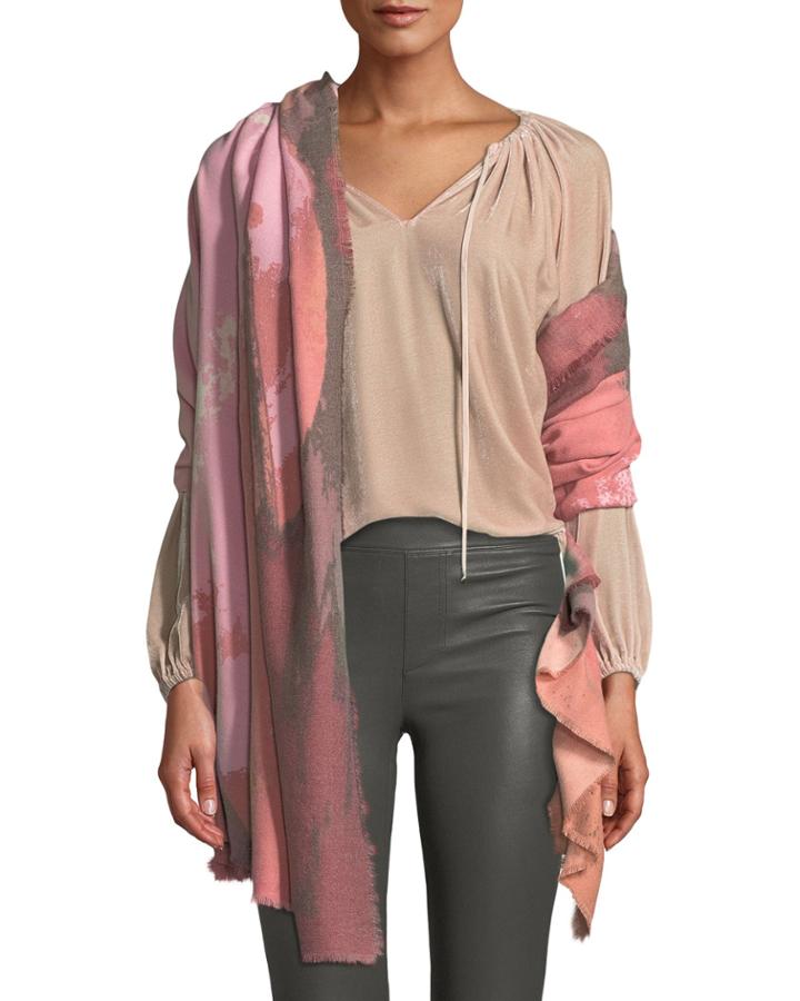 Arctic Soft Fringed Wrap