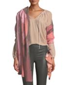 Arctic Soft Fringed Wrap