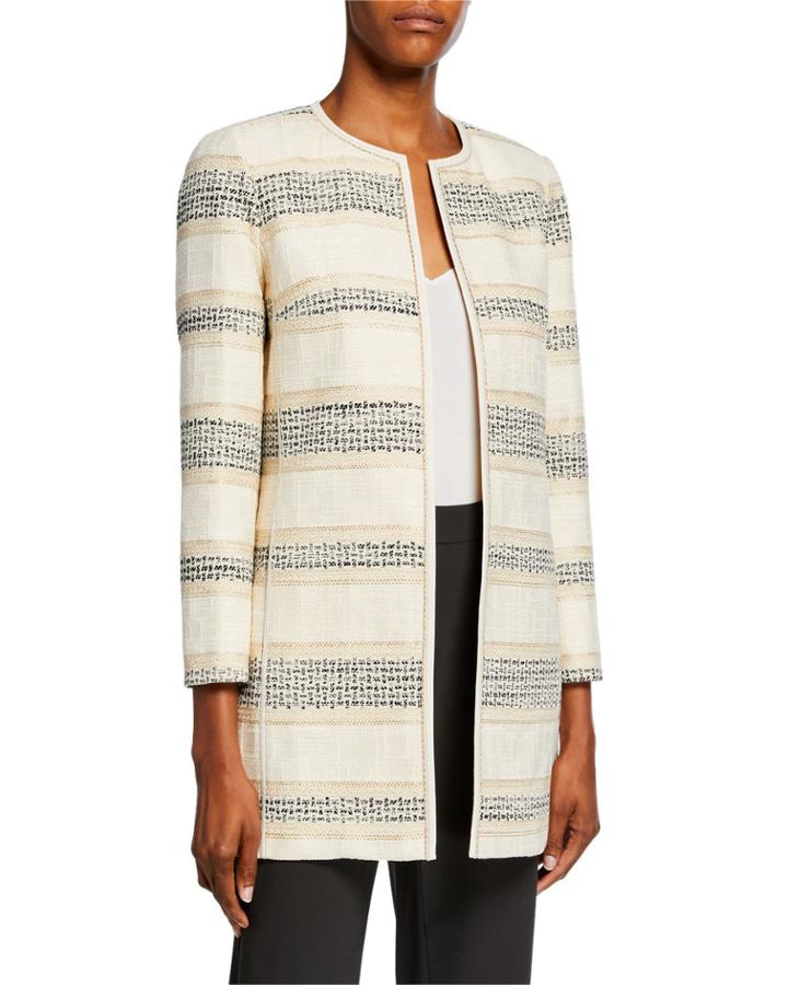 Pria Stripe Jacquard Jacket