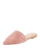 Rumi Suede Slide Flat