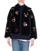 Ruddy Embroidered Velvet Jacket