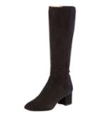 Jules Suede Block-heel