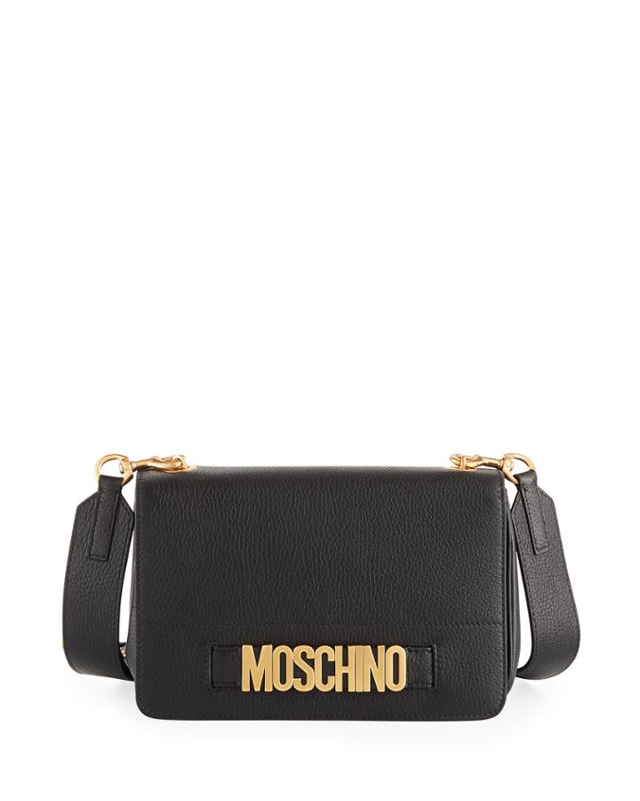 Leather Logo Crossbody Bag