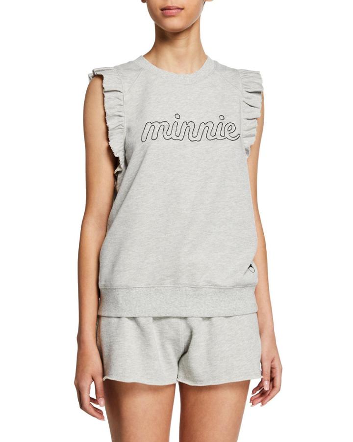 Minnie Sleeveless Ruffle Pullover