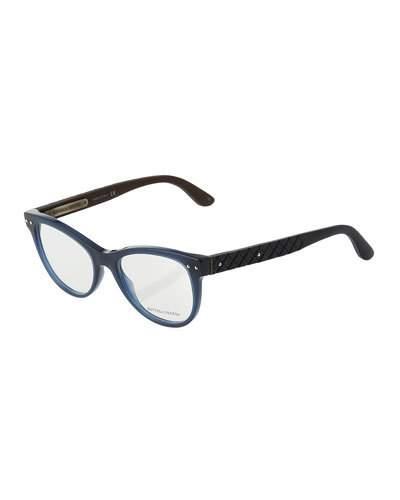 Two-tone Modified Cat-eye Optical Glasses