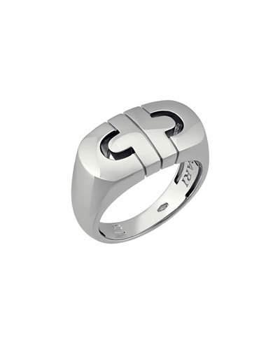 18k White Gold Parentesi Ring,