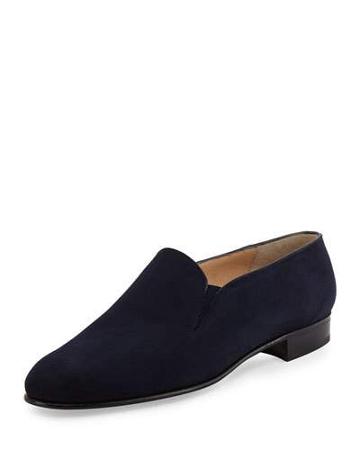 Suede Slip-on Gored