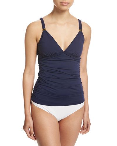Pearl Shirred-sides Tankini
