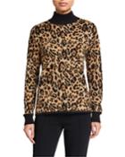 Leopard Turtleneck