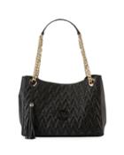 Verra D Studded Sauvage Leather Tote Bag