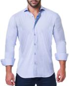 Men's Einstein Dot Blue Printed