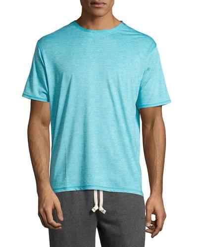 Levity Mesh-trim Short-sleeve Tee, Arctic