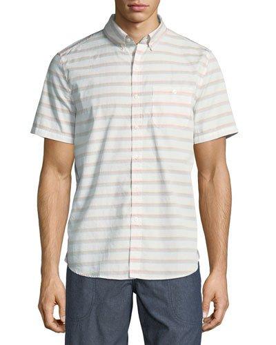 Horizontal Stripe Short-sleeve