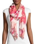 Hidcote Garden-print Silk-blend