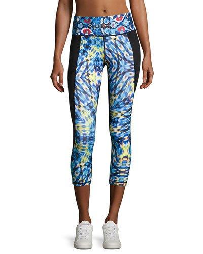 Mayan Ikat Slide-pocket Capri