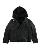 Holtti Leather Jacket W/ Zip Off Scuba Hood,