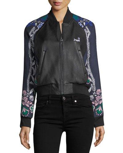 Jagger Leather Bomber Jacket