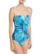 Tourmaline Bandeau One-piece