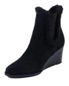 Siesta Shearling Wedge Booties