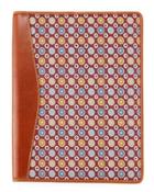 Printed Foulard Folio, Red