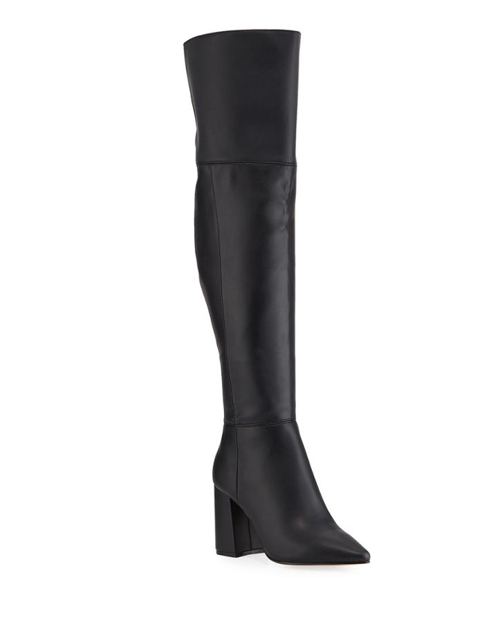 Virtual Tall Faux-leather Boots