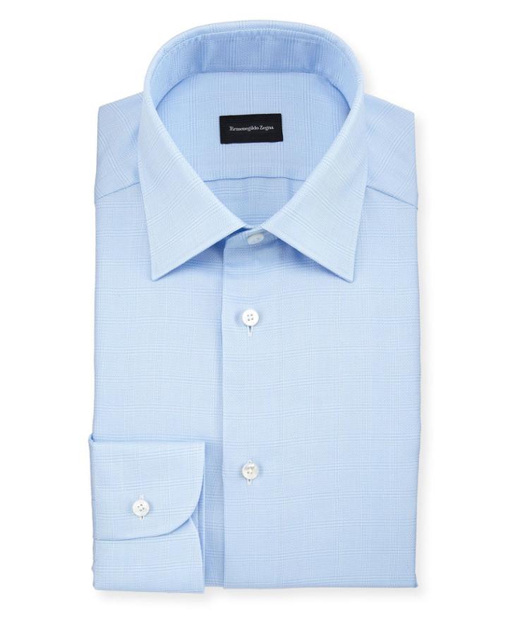 Men's Tonal Plaid Dress