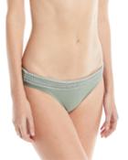 Solid Swim Bikini Bottoms With