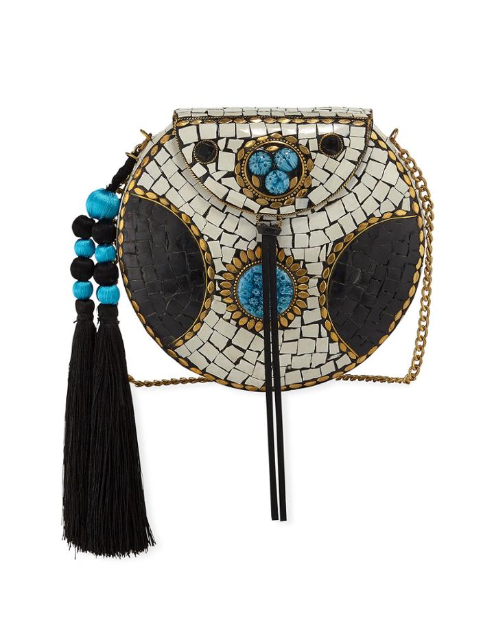 Beatrice Iron Embellished Mini Crossbody Bag