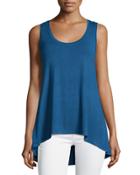 Scoop-neck High-low Tank