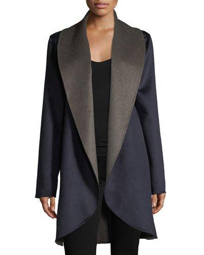 Double-face Shawl-collar Coat