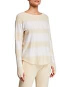 Tie-dye Thumbhole Pullover