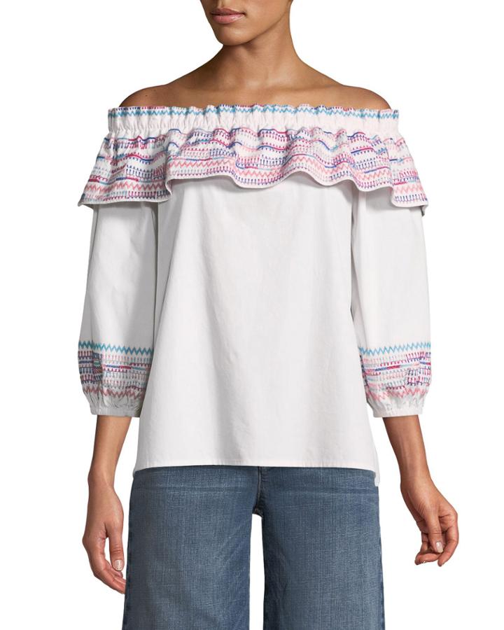 Jenay Off-the-shoulder Blouse