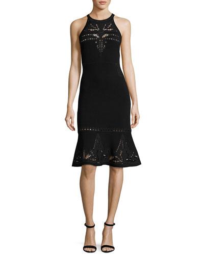 Lauren Sleeveless Lace-trim