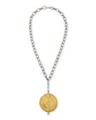 Claudia Medallion Pendant Necklace