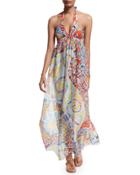 Light Mosaico Halter-neck