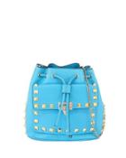 Rockstud Drawstring Crossbody Bag