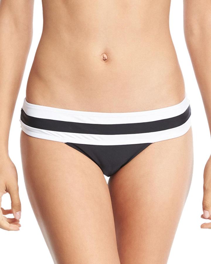 Colorblock Banded Swim Bikini Bottom