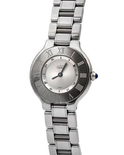 Pre-owned 28mm Must De Cartier 21 Bracelet Watch