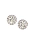 18k White Gold Round Diamond