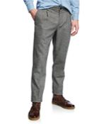 Men's Prince Of Wales Plaid Trousers