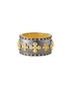 Maltese Station Wide Cigar Band Ring,