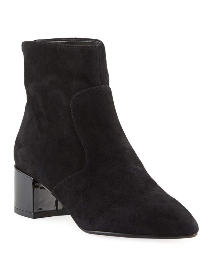 Maude Suede Pointed-toe Booties