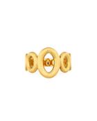 Siviglia 18k Graduated Gold Link Ring,