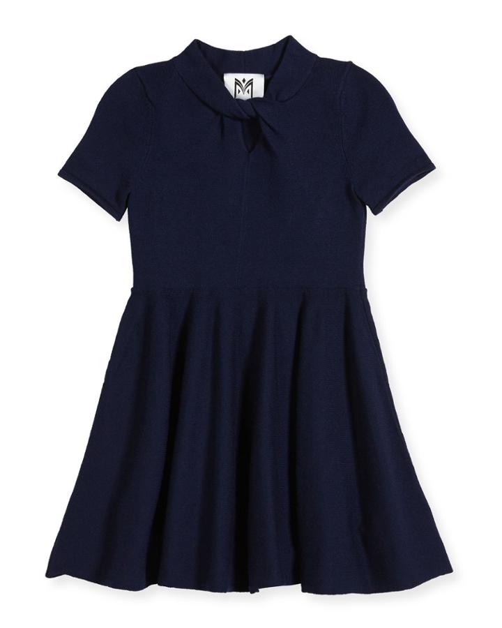 Twist Fit-and-flare Dress,