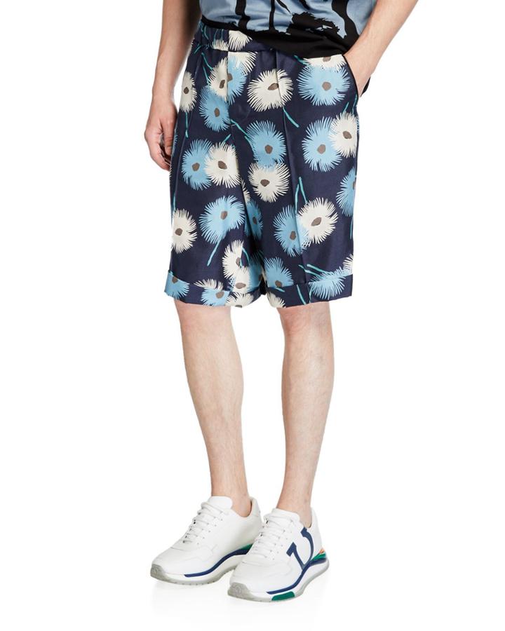 Men's Silk Dandelion Bermuda