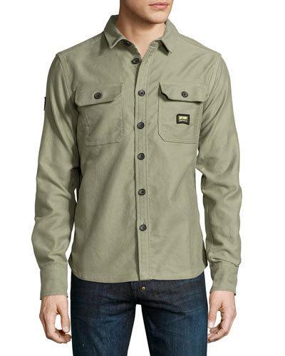 Ultimate Moleskin Sport Shirt, Ranger Green