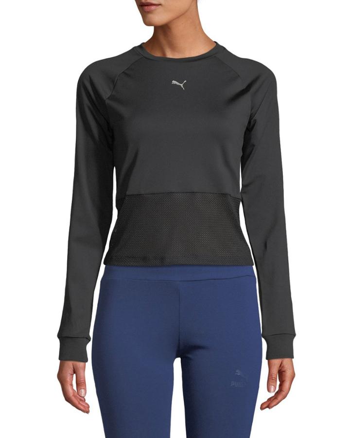 En Pointe Fitted Long-sleeve Top