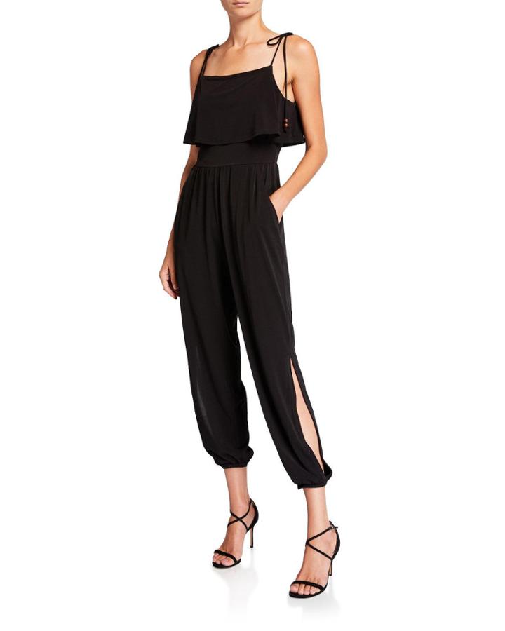 Tie-shoulder Jumpsuit
