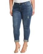 Katy Distressed Boyfriend Jeans,