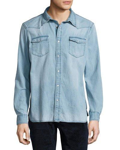 Western Snap-front Denim